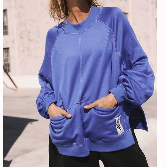 FP Movement by Free People Tops - Free People Switch Up Pullover Twilight Sky